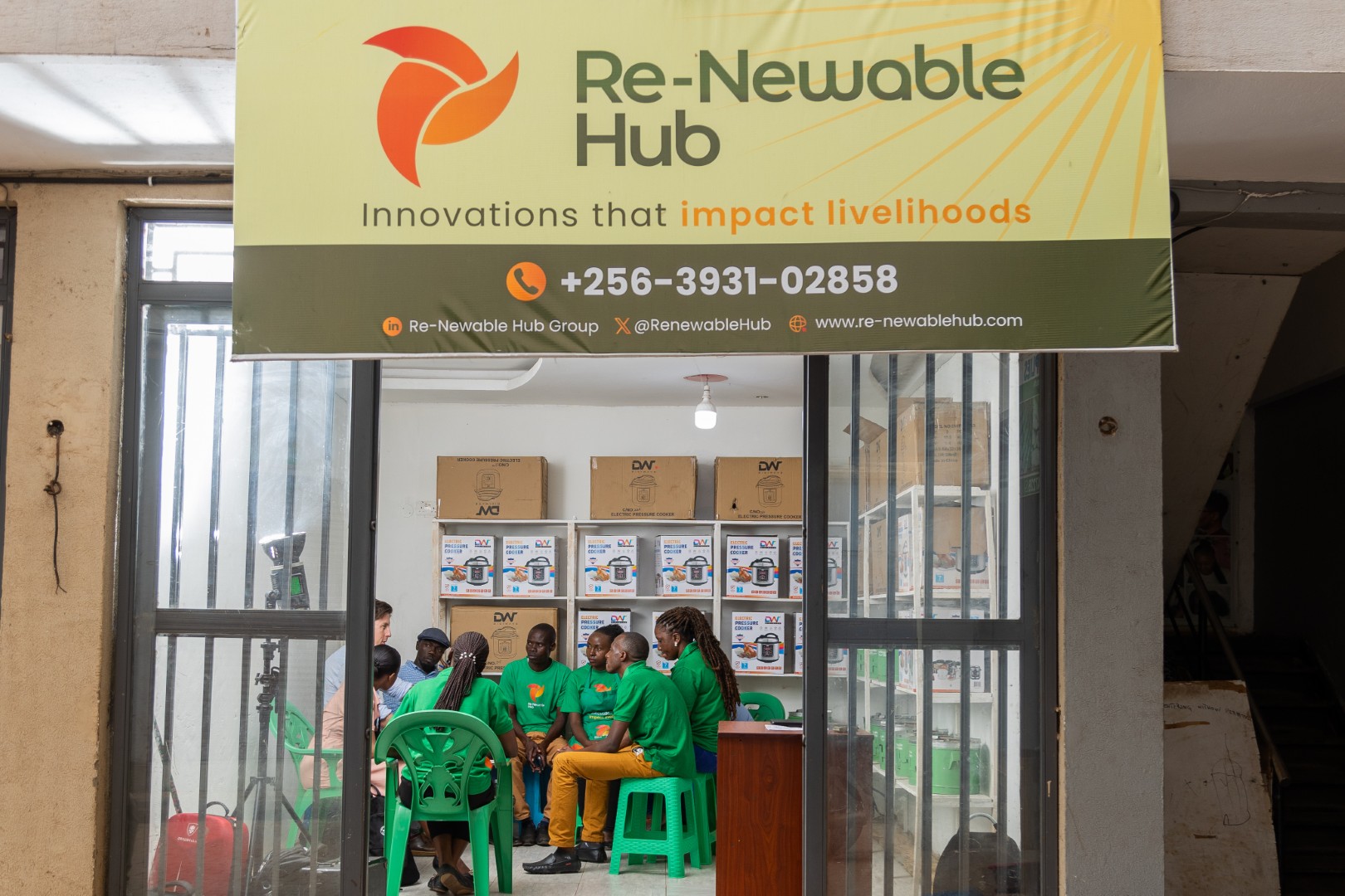 Visitors at Renewable Hub: Showcasing Our Clean Energy Solutions